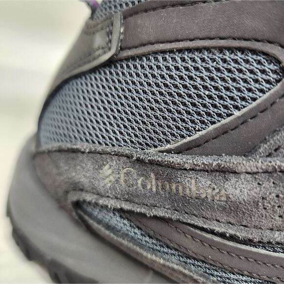 Columbia Crestwood Mid Waterproof Hiking Lace Up Leather Boots Women Size 9 New - Picture 3 of 11